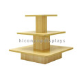Custom Design 3 Schritte Stand Standing Kids Wear Retail Store 4-Wege kommerziellen Holz Display Risers